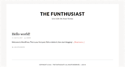 Desktop Screenshot of funthusiast.com